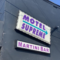 Nightlife Motel Supreme Martini Bar in Houston TX